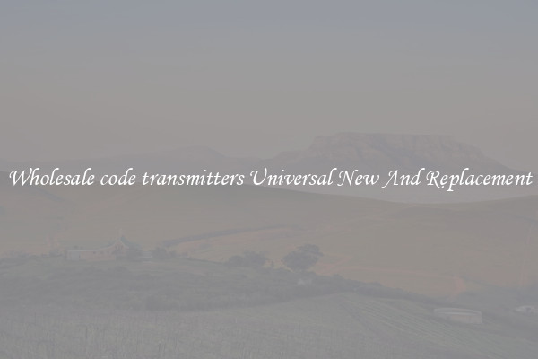 Wholesale code transmitters Universal New And Replacement