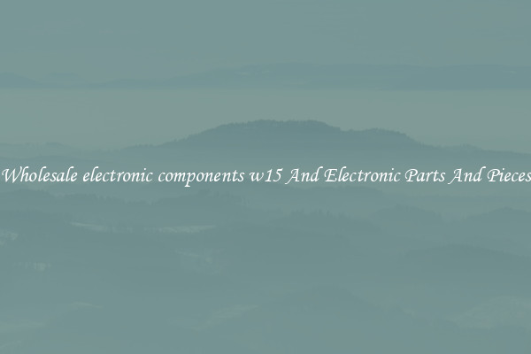 Wholesale electronic components w15 And Electronic Parts And Pieces