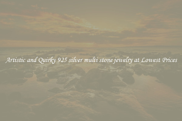 Artistic and Quirky 925 silver multi stone jewelry at Lowest Prices