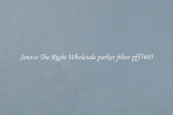 Source The Right Wholesale parker filter pff5605