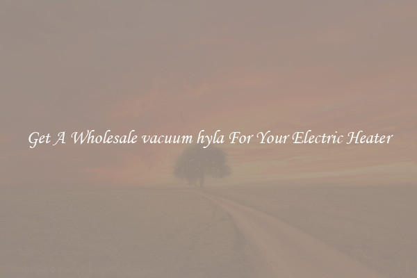 Get A Wholesale vacuum hyla For Your Electric Heater