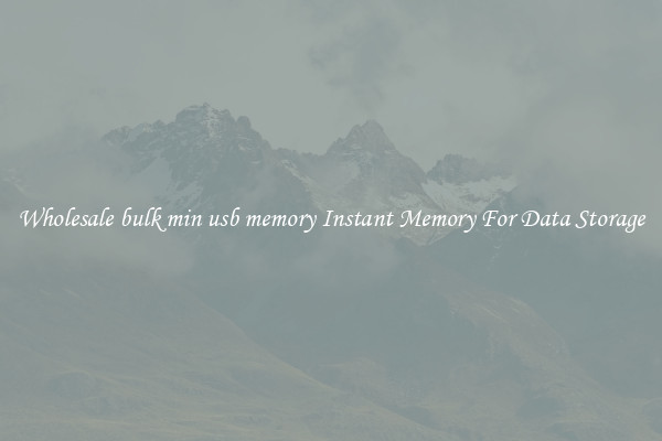 Wholesale bulk min usb memory Instant Memory For Data Storage