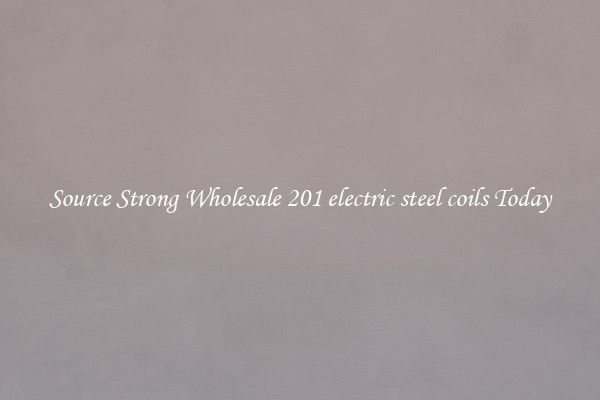 Source Strong Wholesale 201 electric steel coils Today